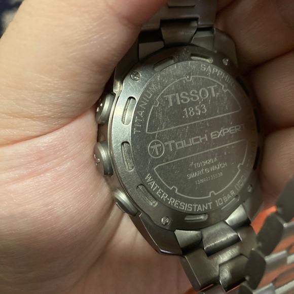 Tissot touch watch lightweight titanium Swiss made